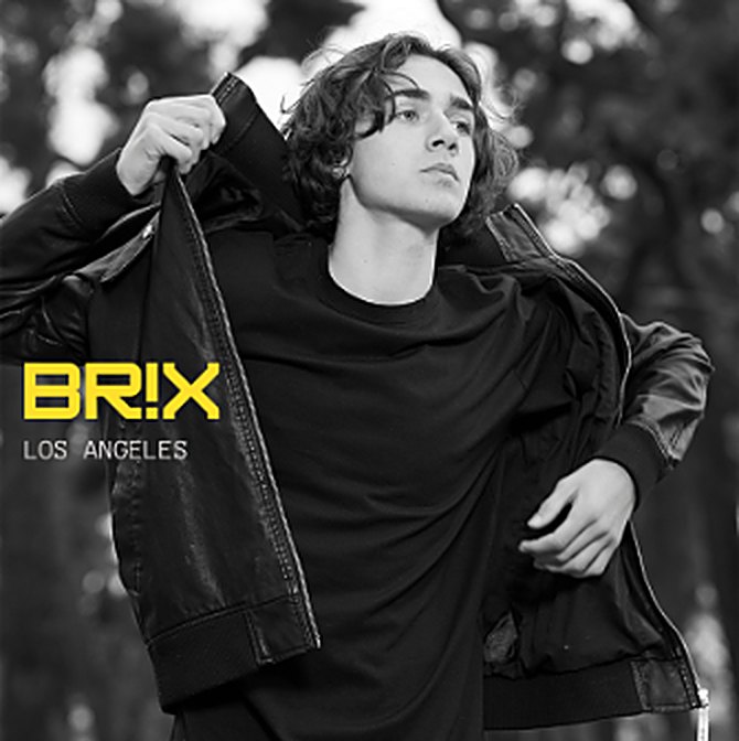 BR!X in a black leather jacket, Los Angeles